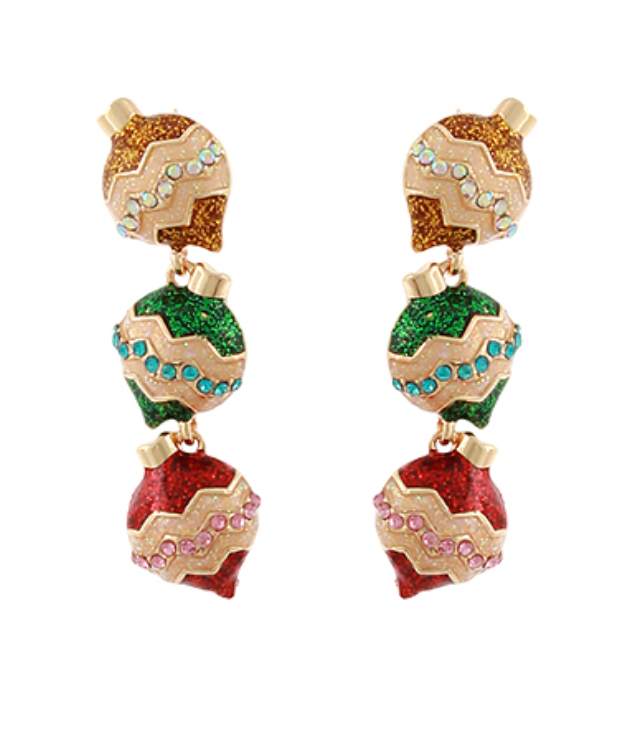 Christmas Ornament Earrings