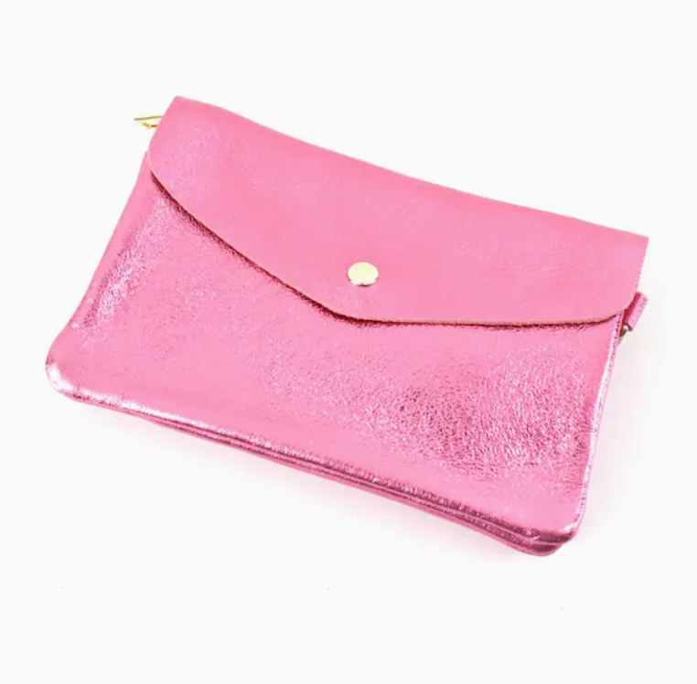 Bling Leather Pouch/Crossbody Bag