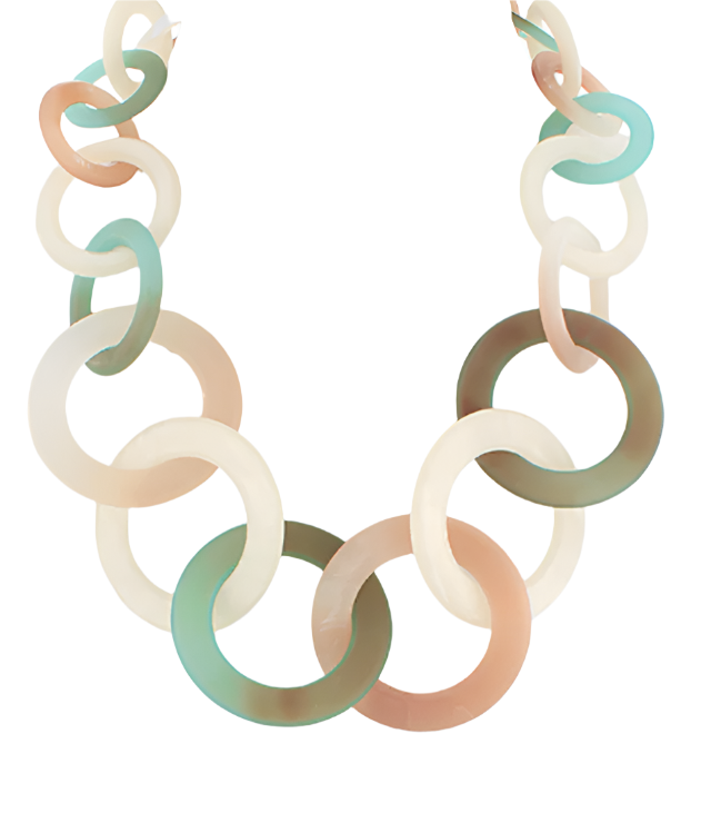 Katie Round Linked Necklace