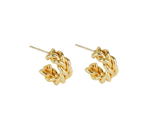 Braided Look Earrings