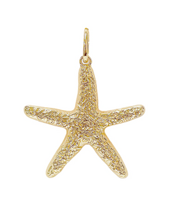 Charm Bar-Hammered Starfish