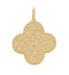 Charm Bar-Large Textured Clover Shape