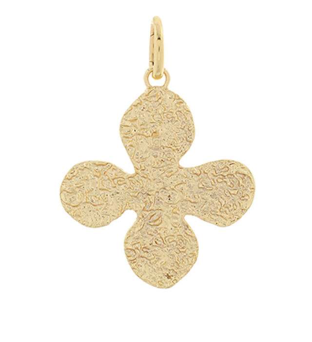 Charm Bar-Large Textured Cross