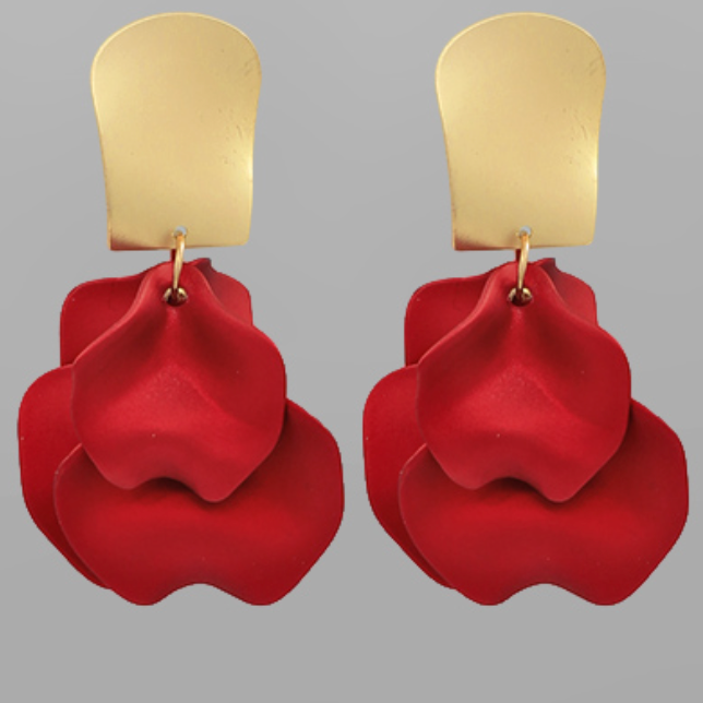 Petals & Gold Earrings