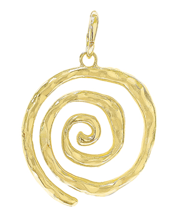 Charm Bar-Hammered Swirl