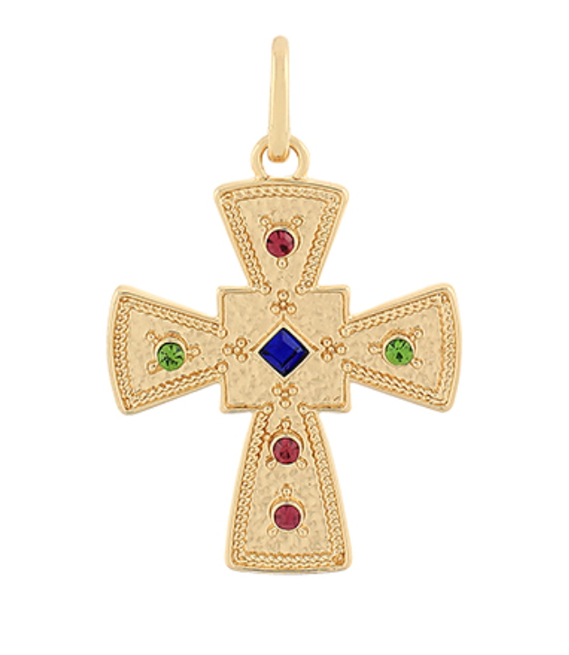 Charm Bar-Large Multi-Color Cross