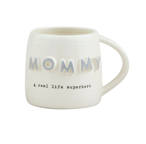 Grey Chunky Letter Mommy Mug