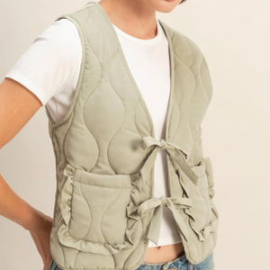 Tie-Front Vest