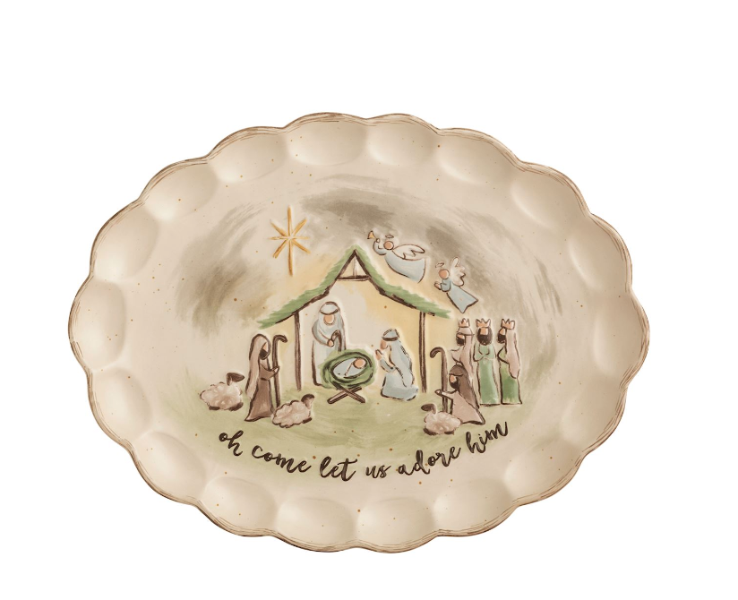 Nativity Platters