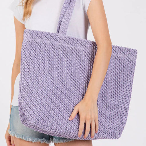Straw Crochet Tote