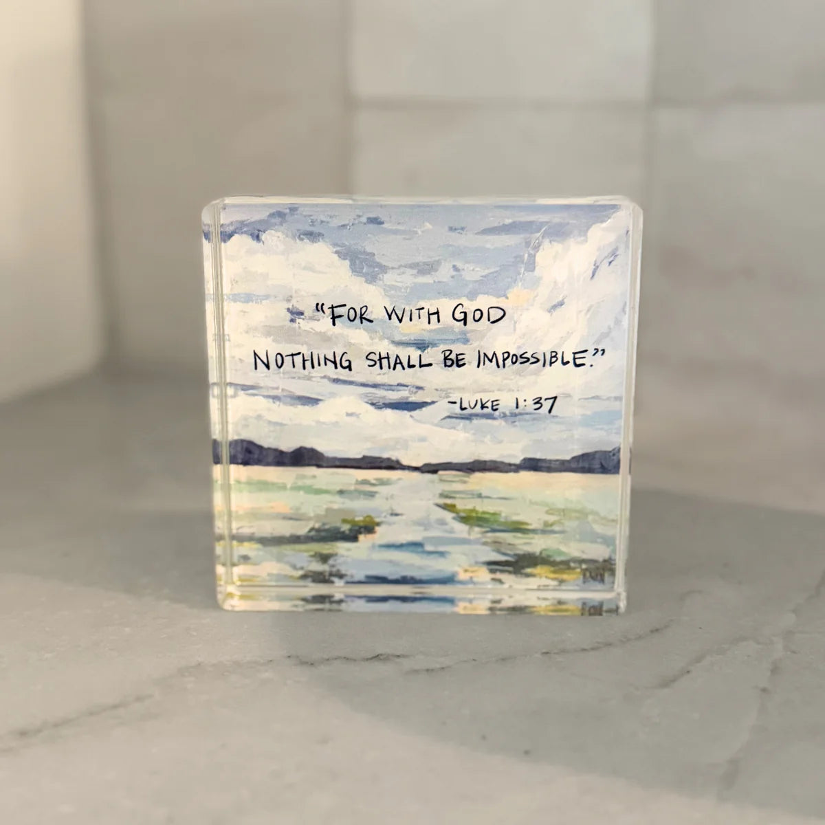 Acrylic Scripture Block
