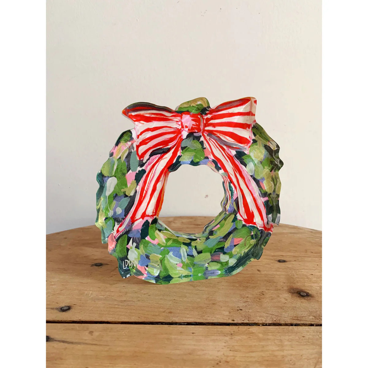 Wreath Acrylic Block