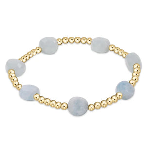 Admire Gold 3mm Bead Bracelet - Gemstone