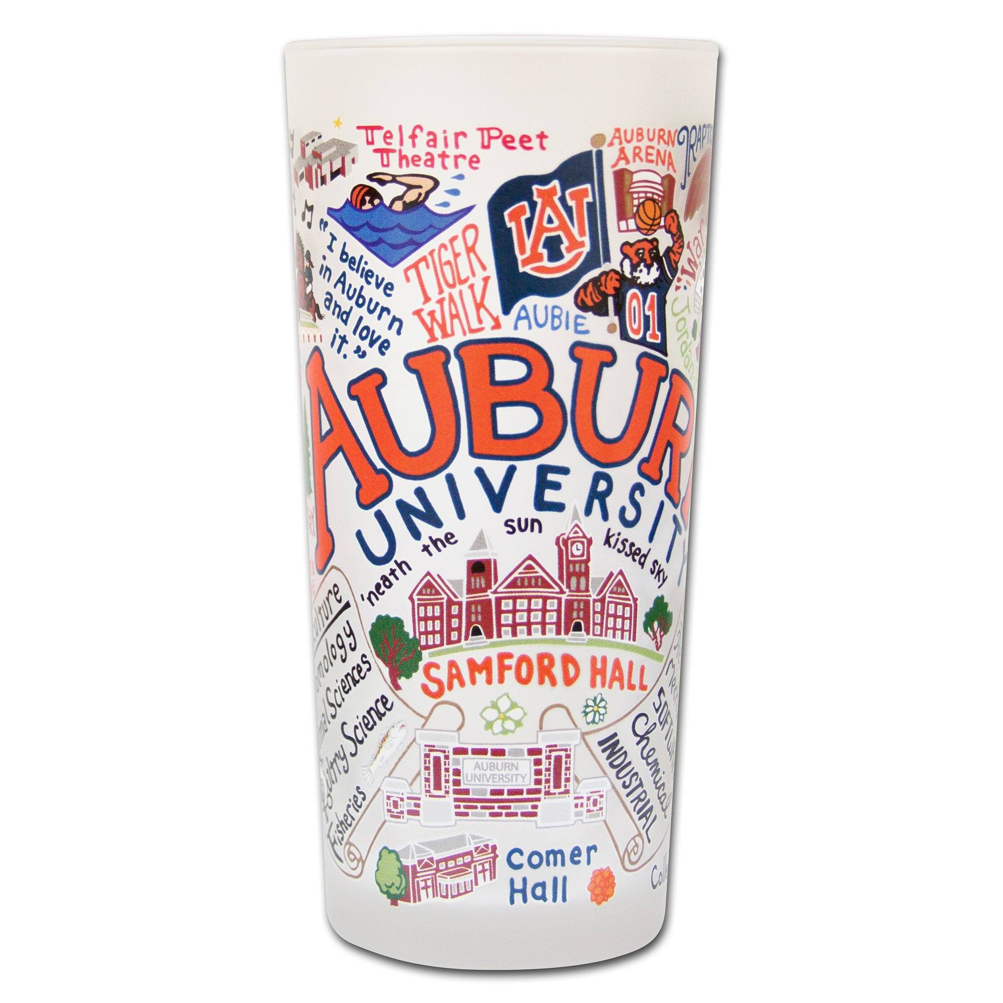 Auburn University Drinking Glass