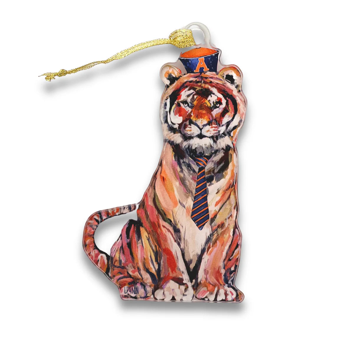 Tiger Mascot Acrylic Ornament