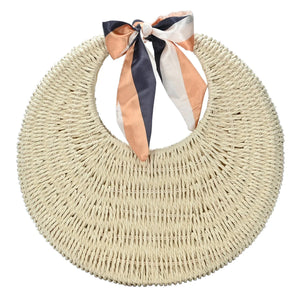 Circle Straw Handbag