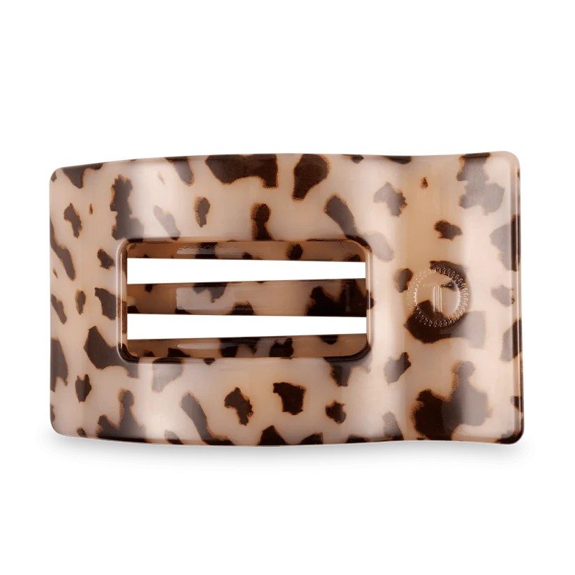 TELETIES Large Flat Rectangle Hair Clip