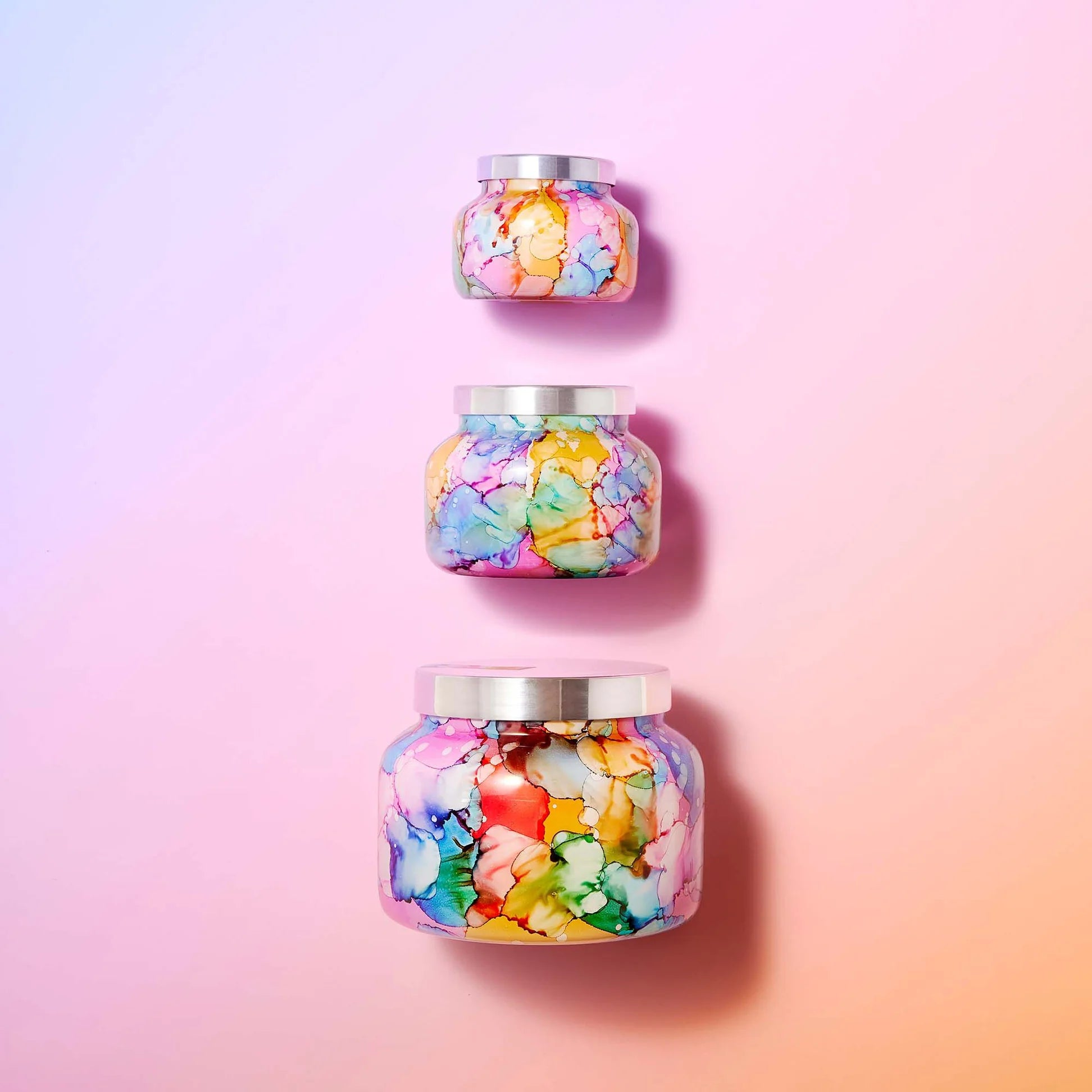 Capri BLUE Rainbow Watercolor Jar