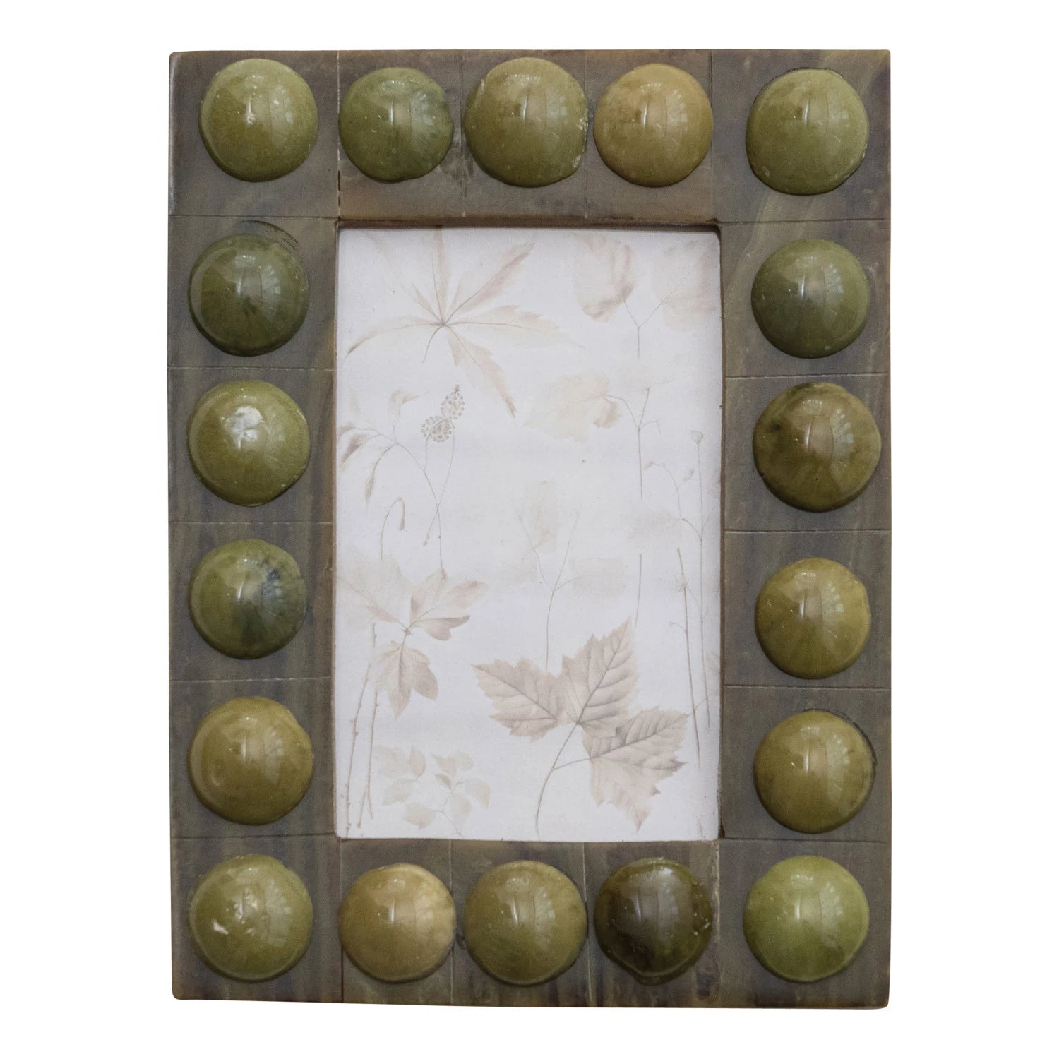 Marbled Resin Bobbin Photo Frame