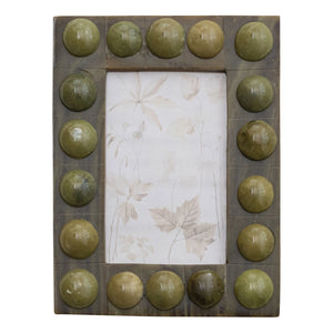 Marbled Resin Bobbin Photo Frame