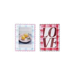 Plaid Wavy Photo Frame