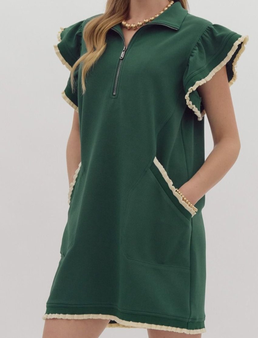 Maggie Half Zip Dress