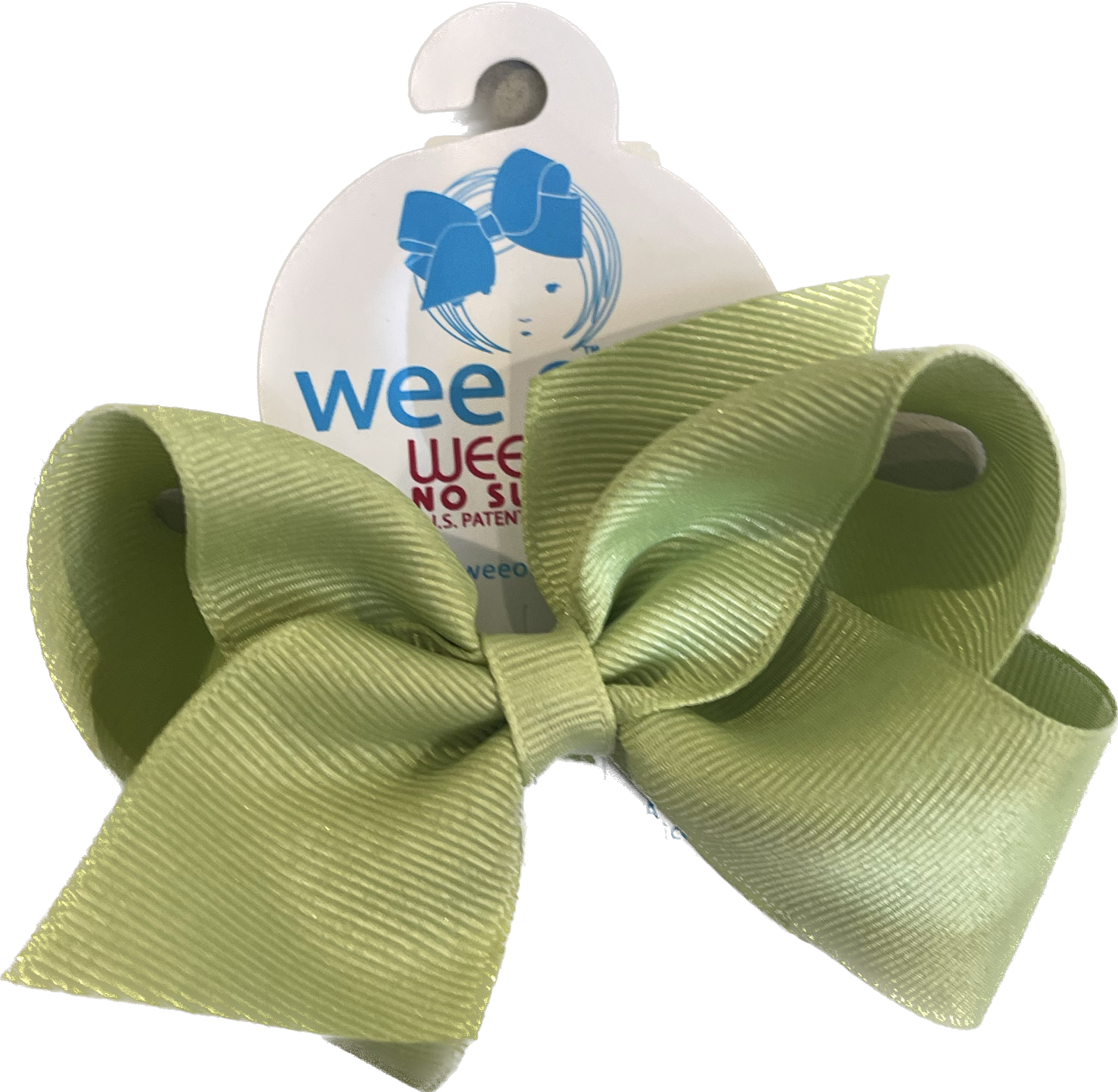 Mini King Grosgrain Hair Bow with Plain Wrap