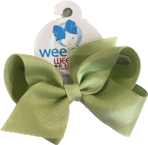 Mini King Grosgrain Hair Bow with Plain Wrap
