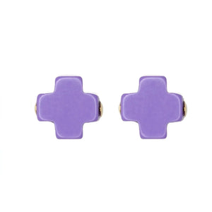 Signature Cross Stud Earring