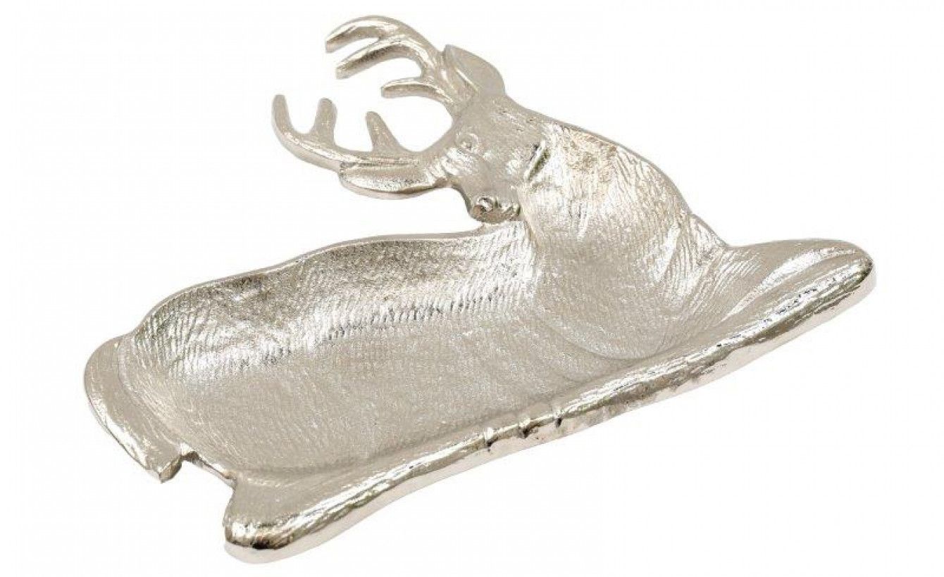 Silver Deer Dish