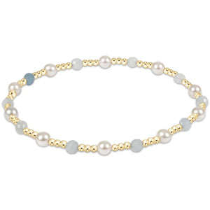 Pearl Sincerity Pattern 4mm Bead Bracelet