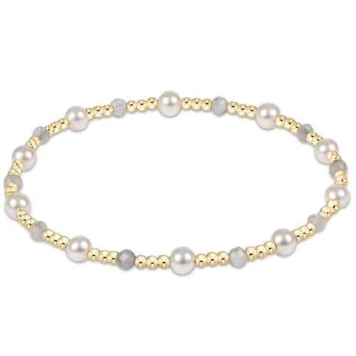 Pearl Sincerity Pattern 4mm Bead Bracelet
