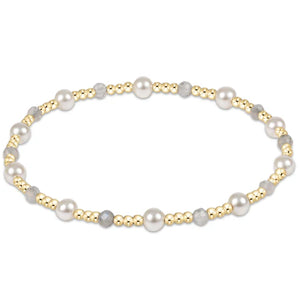 Pearl Sincerity Pattern 4mm Bead Bracelet