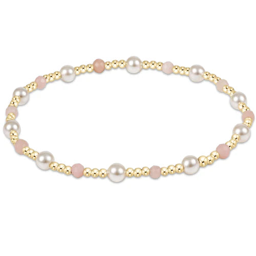 Pearl Sincerity Pattern 4mm Bead Bracelet
