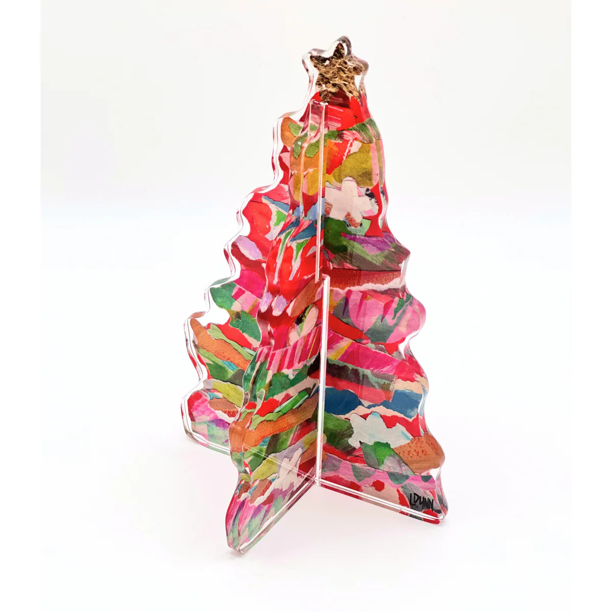Acrylic 3D Adorned Christmas Tree