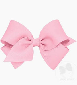 Small Grosgrain Hair Bow with Plain Wrap