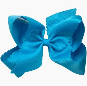 Small Grosgrain Hair Bow with Plain Wrap