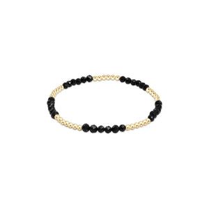 Gold Blissful Gemstone 2.5mm Bracelet Collection