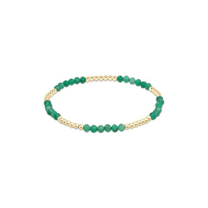 Gold Blissful Gemstone 2.5mm Bracelet Collection