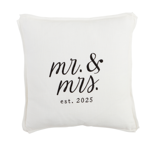 Mr. & Mrs. 2025 Square Pillow