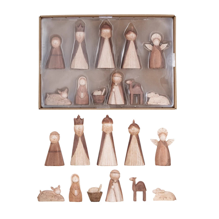 Resin Nativity Set
