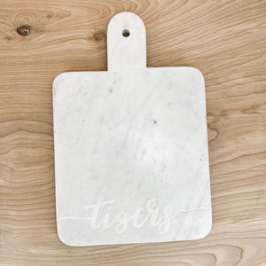 Tiger Etched Serving Board