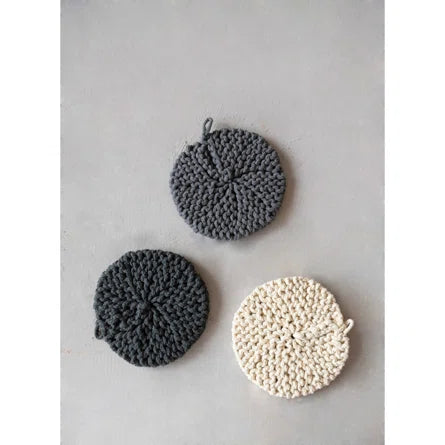 Round Crochet Pot Holder