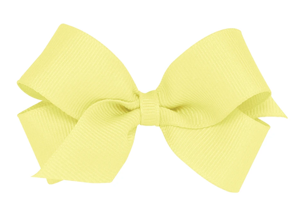Mini King Grosgrain Hair Bow with Plain Wrap