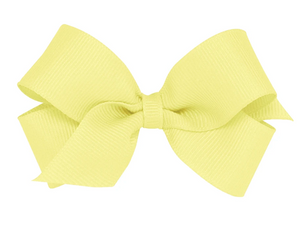 Mini King Grosgrain Hair Bow with Plain Wrap