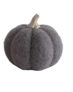 Round Wool Felt Pumpkins